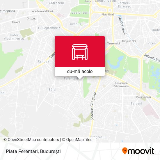 Cum să ajungeți la Piata Ferentari în Bucuresti cu autobuz, metrou sau