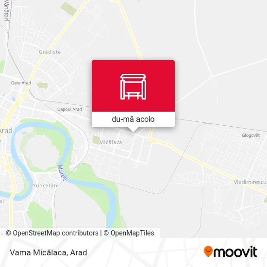 Hartă Vama Micălaca