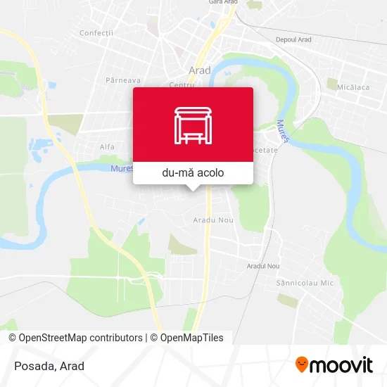 Hartă Posada