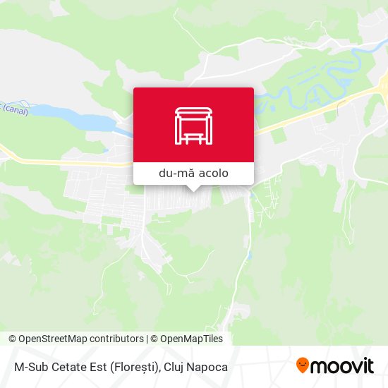 Hartă M-Sub Cetate Est (Florești)