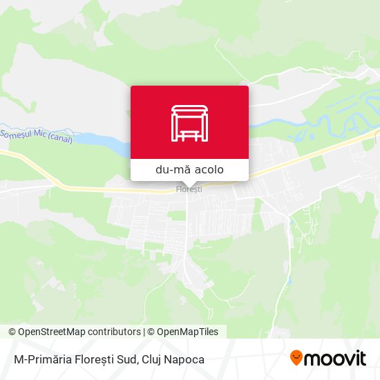 Hartă M-Primăria Florești Sud