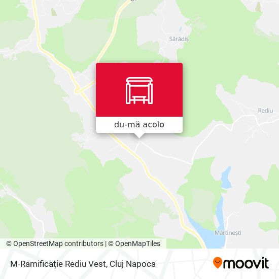 Hartă M-Ramificație Rediu Vest