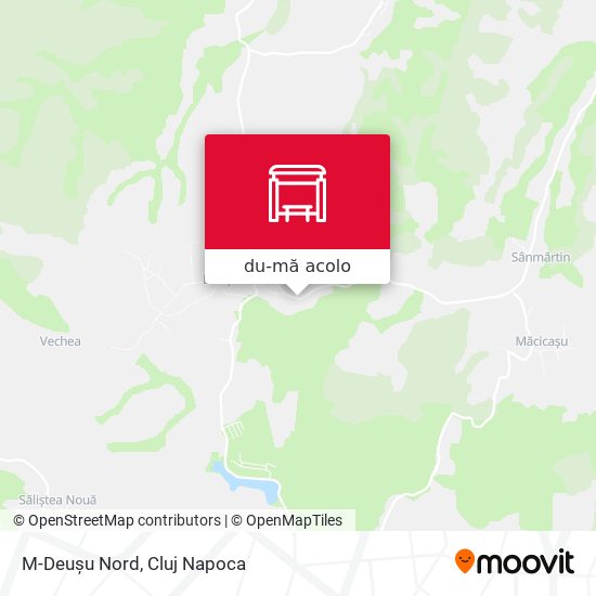 Hartă M-Deușu Nord