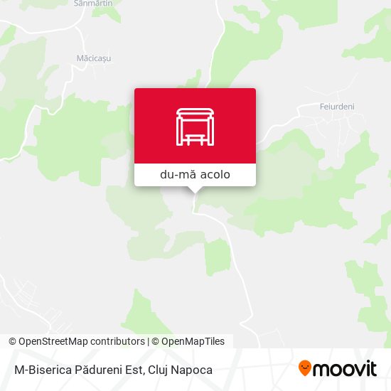 Hartă M-Biserica Pădureni Est