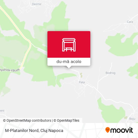 Hartă M-Platanilor Nord
