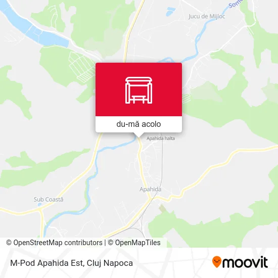 Hartă M-Pod Apahida Est