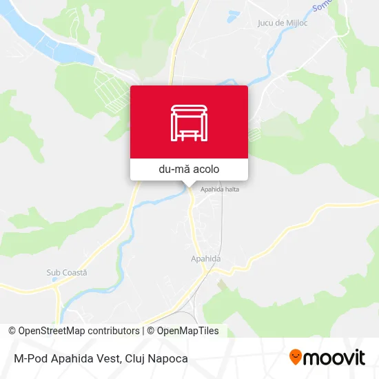 Hartă M-Pod Apahida Vest