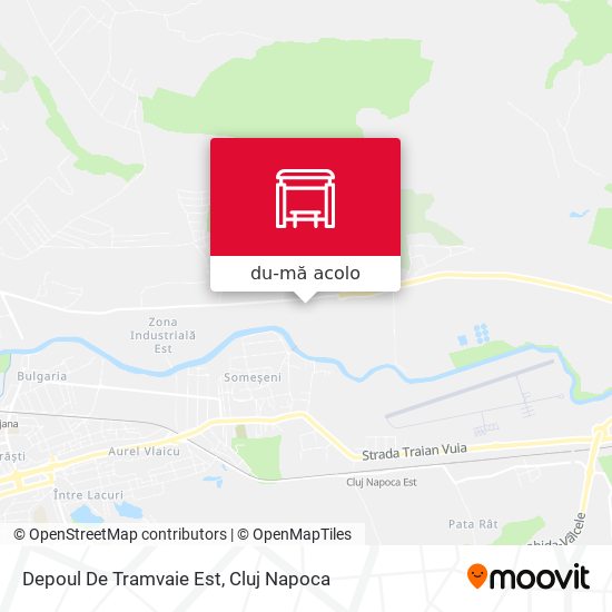 Hartă Depoul De Tramvaie Est