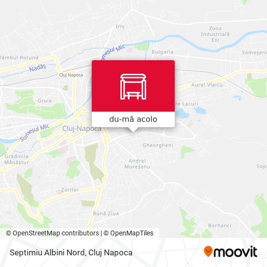 Hartă Septimiu Albini Nord