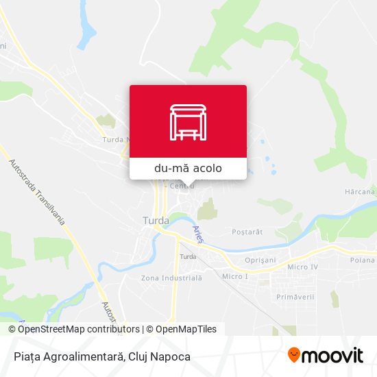 Hartă Piața Agroalimentară