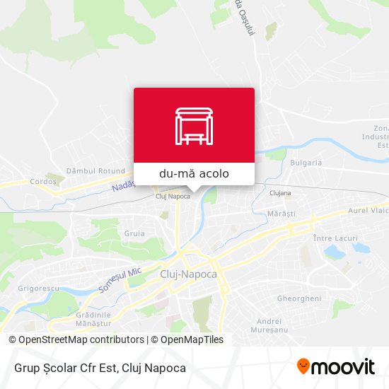Hartă Grup Școlar Cfr Est