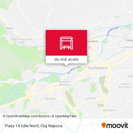 Hartă Piața 14 Iulie Nord
