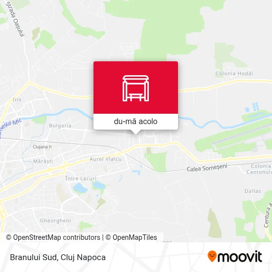 Hartă Branului Sud