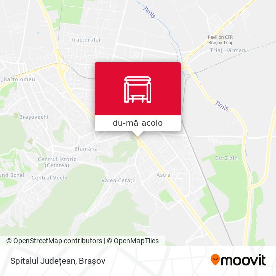 Hartă Spitalul Județean