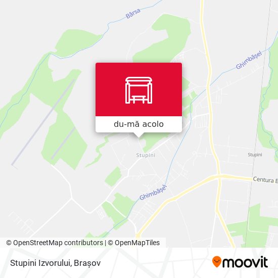 Hartă Stupini Izvorului