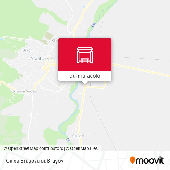 Hartă Calea Brașovului