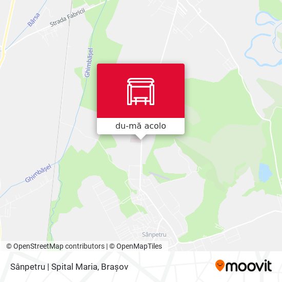 Hartă Sânpetru | Spital Maria