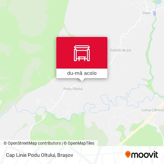 Hartă Cap Linie Podu Oltului