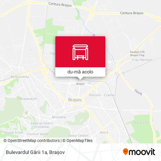 Hartă Bulevardul Gării 1a