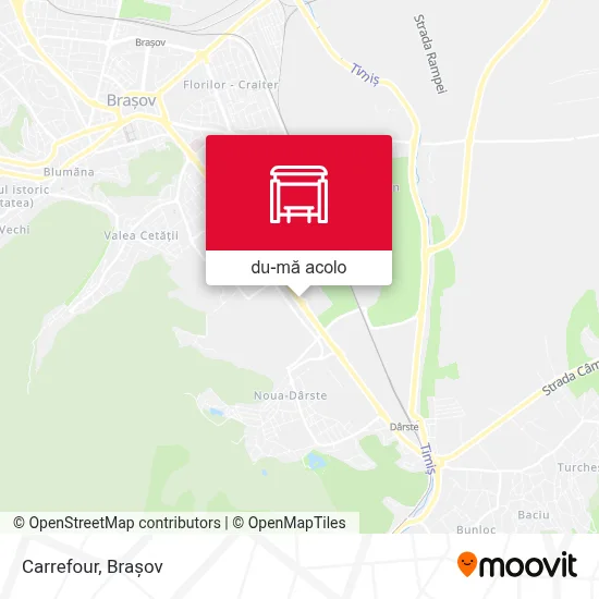 Hartă Carrefour
