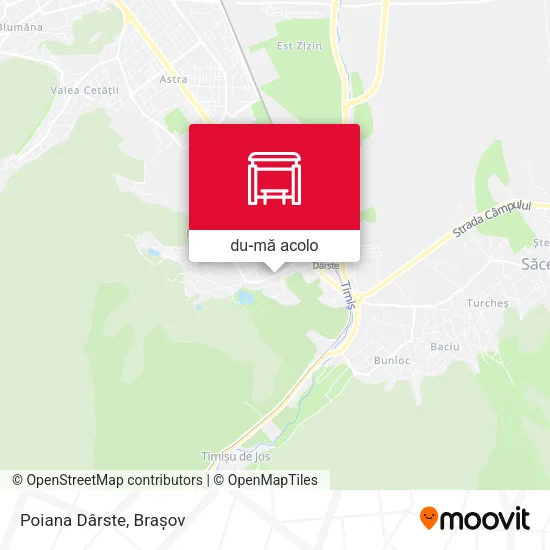 Hartă Poiana Dârste