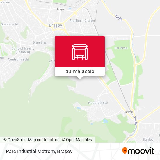 Hartă Parc Industial Metrom