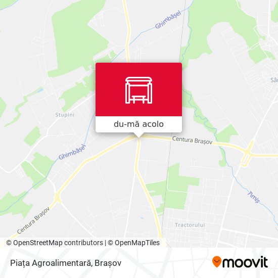 Hartă Piața Agroalimentară