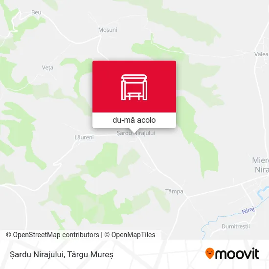 Hartă Șardu Nirajului