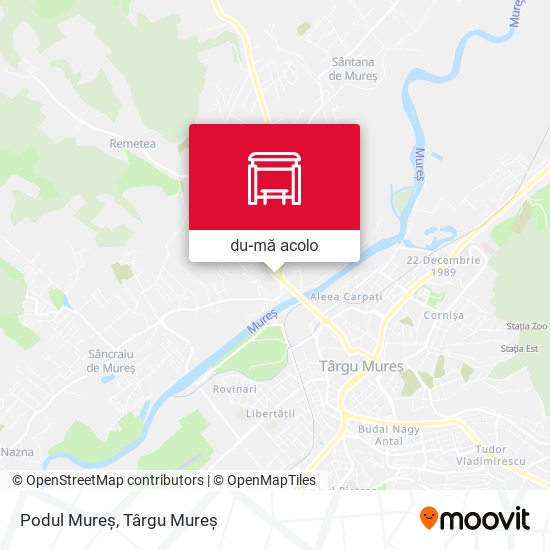 Hartă Podul Mureș