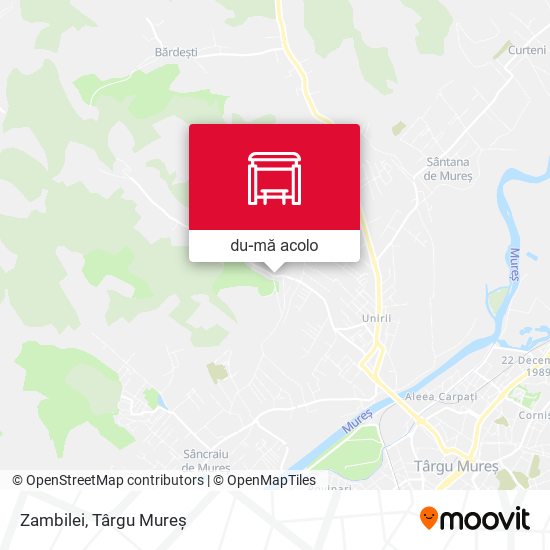 Hartă Zambilei