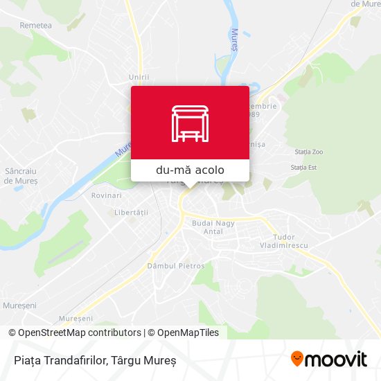 Hartă Piața Trandafirilor