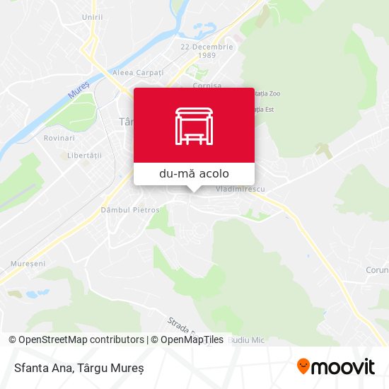 Hartă Sfanta Ana