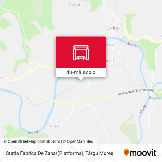 Hartă Statia Fabrica De Zahar(Platforma)