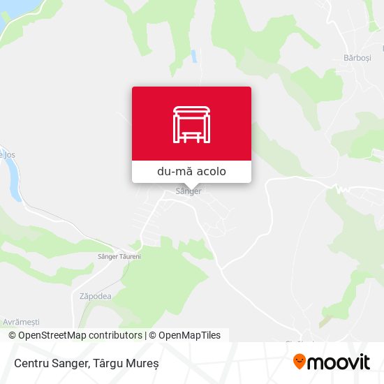 Hartă Centru Sanger