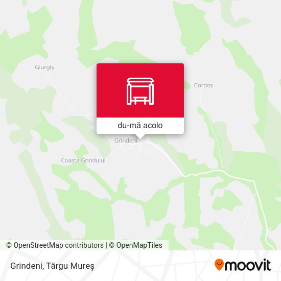 Hartă Grindeni