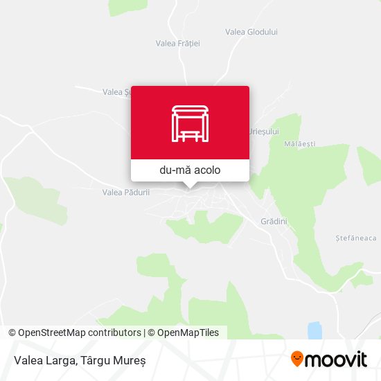 Hartă Valea Larga