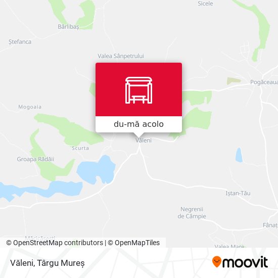 Hartă Văleni