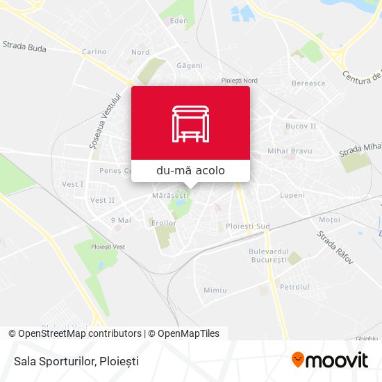 Hartă Sala Sporturilor