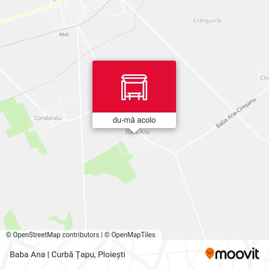 Hartă Baba Ana | Curbă Țapu