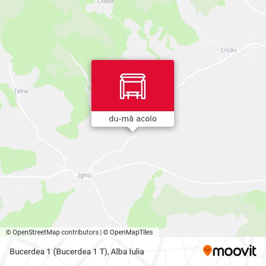 Hartă Bucerdea 1 (Bucerdea 1 T)