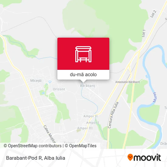 Hartă Barabant-Pod R