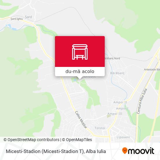 Hartă Micesti-Stadion (Micesti-Stadion T)