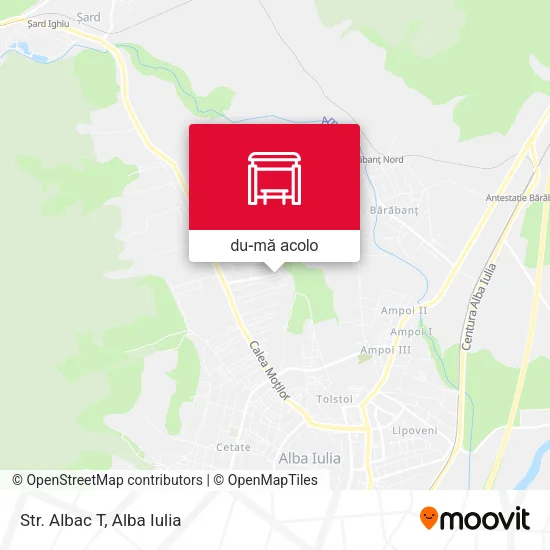Hartă Str. Albac T