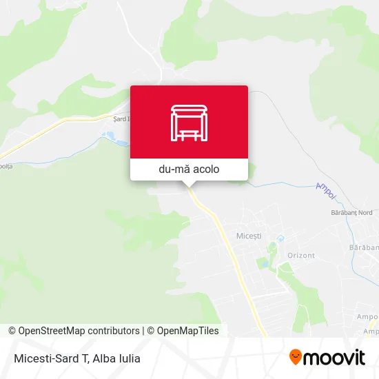 Hartă Micesti-Sard T
