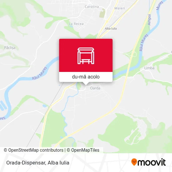 Hartă Orada-Dispensar