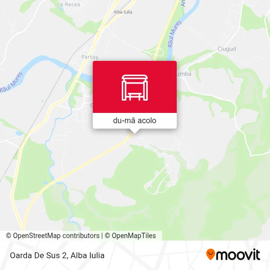 Hartă Oarda De Sus 2