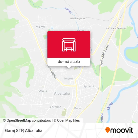 Hartă Garaj STP