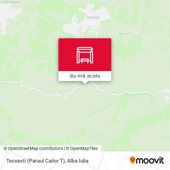 Hartă Tecsesti (Paraul Cailor T)