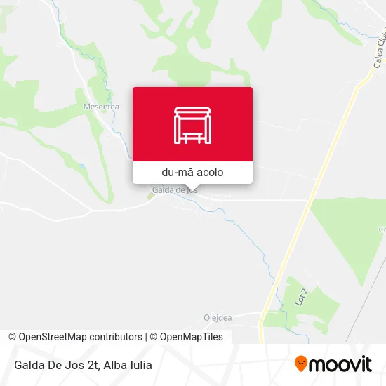 Hartă Galda De Jos 2t