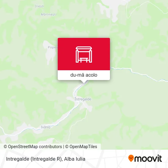 Hartă Intregalde (Intregalde R)
